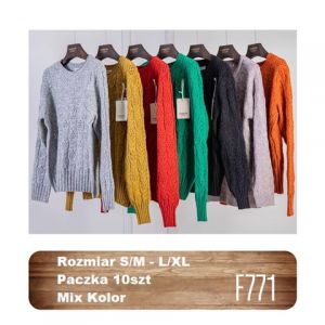 Sweter damski (S/M-L/XL) F771